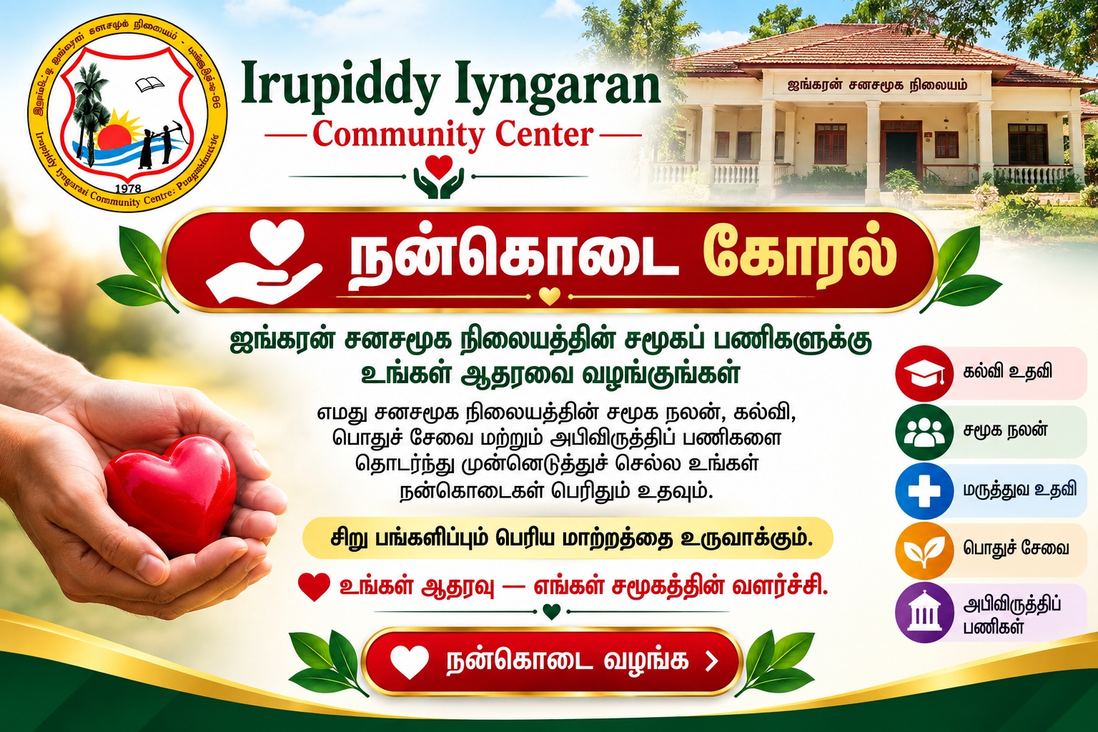 நன்கொடை வழங்க